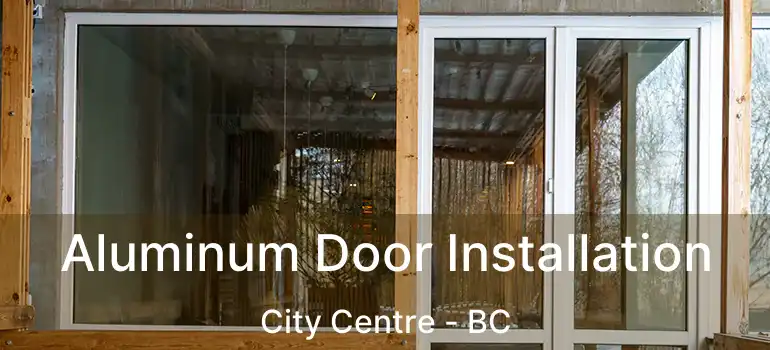 Aluminum Door Installation City Centre - BC