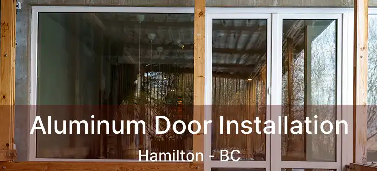  Aluminum Door Installation Hamilton - BC