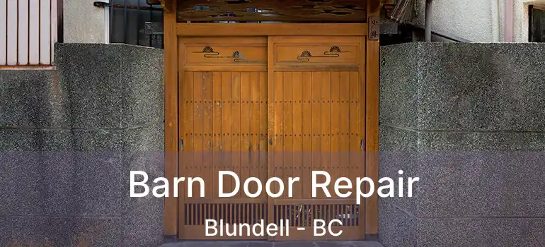  Barn Door Repair Blundell - BC