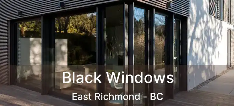  Black Windows East Richmond - BC