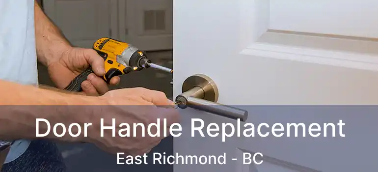  Door Handle Replacement East Richmond - BC