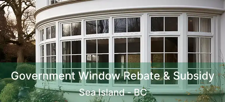  Government Window Rebate & Subsidy Sea Island - BC