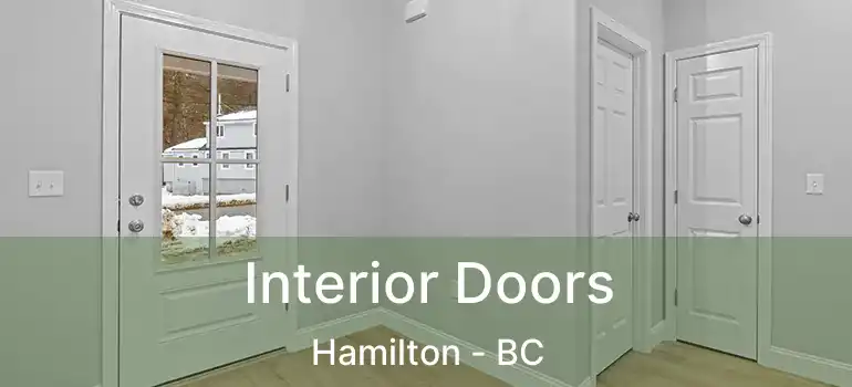  Interior Doors Hamilton - BC