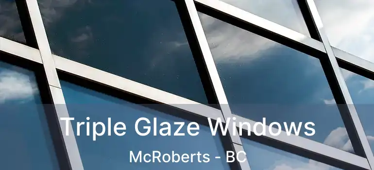  Triple Glaze Windows McRoberts - BC